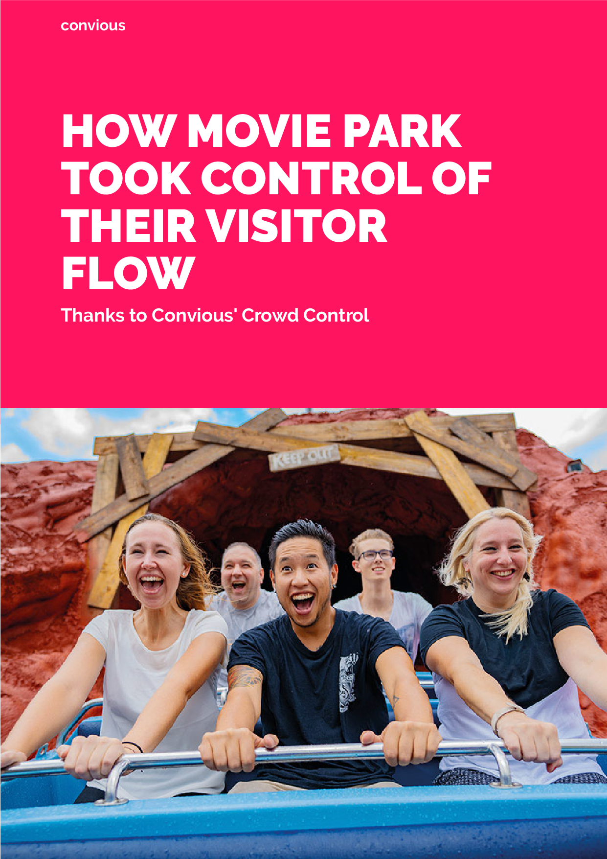 Hero image for the article: How Movie Park Germany took control of their visitor flow with Convious Crowd Control.